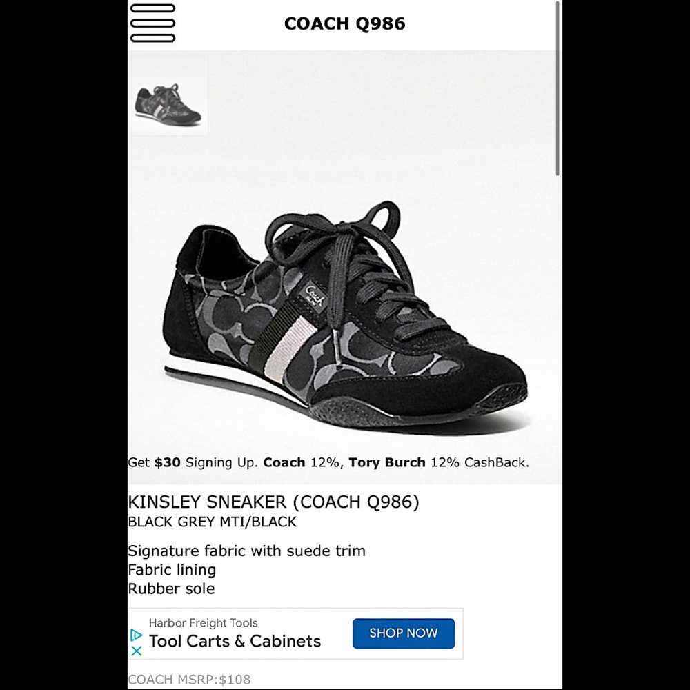 COACH Kinsley sneakers